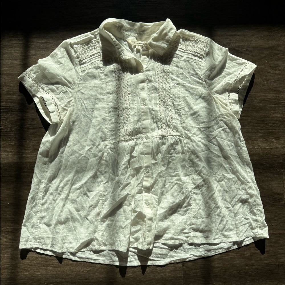White Flowey Blouse